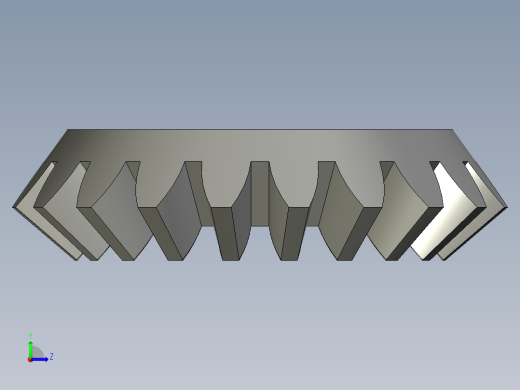 A-直齿锥齿轮GB_GB_T12369-1990 5 20 20 20_step.prt左视缩略图
