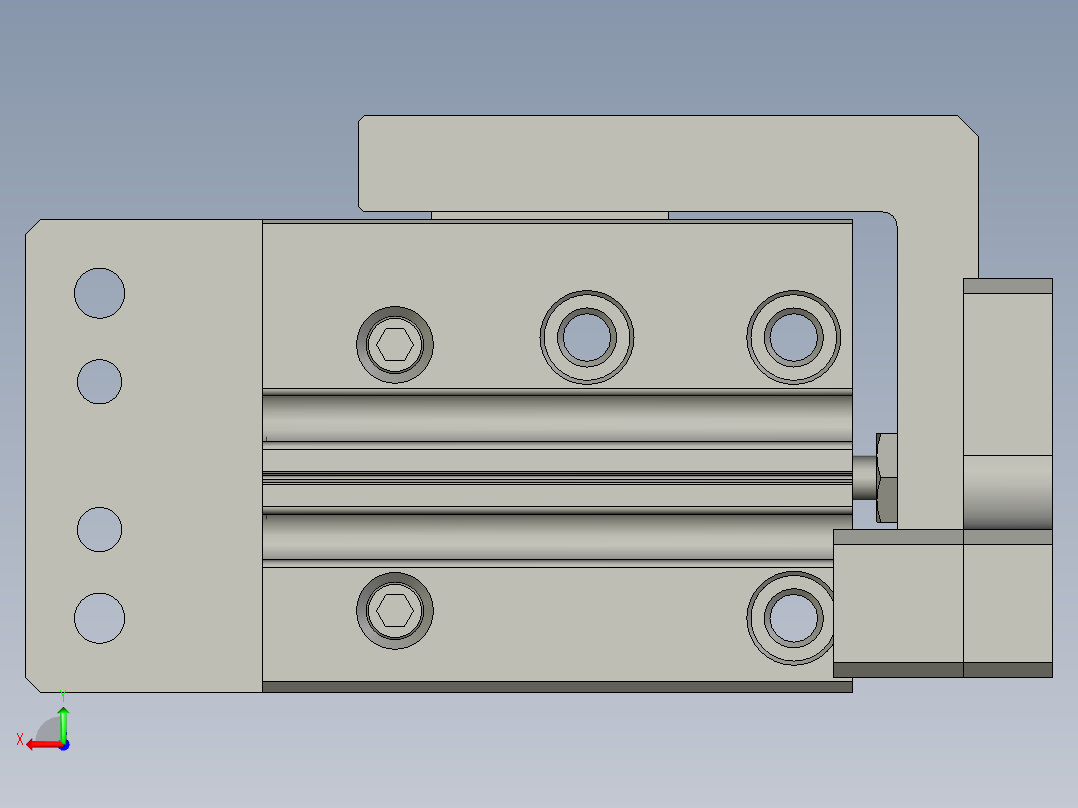 02-00-03前阻挡组件后视图