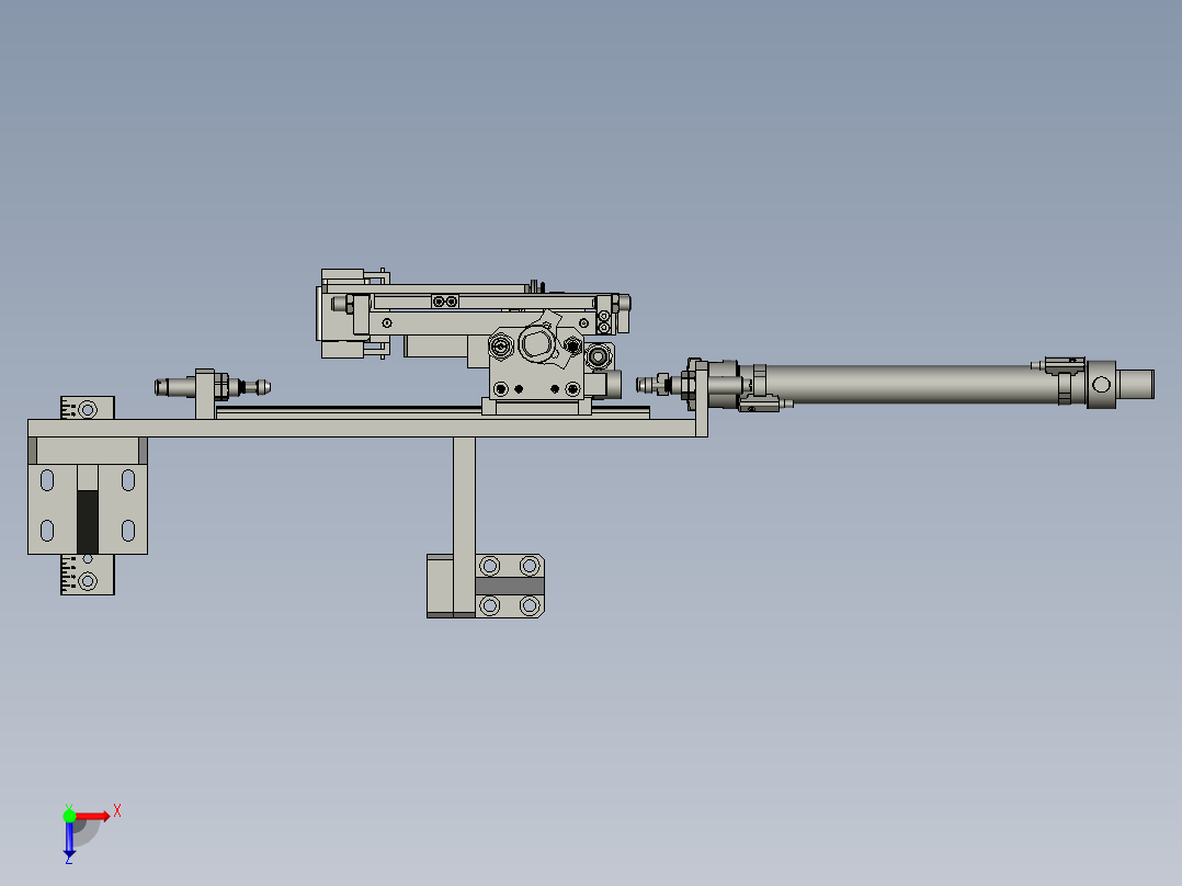 XMGZDTD-E1-000上料机械手俯视图