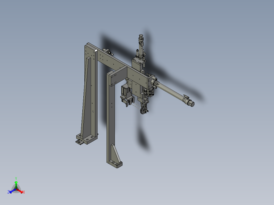 XMGZDTD-E1-000上料机械手正等轴测图