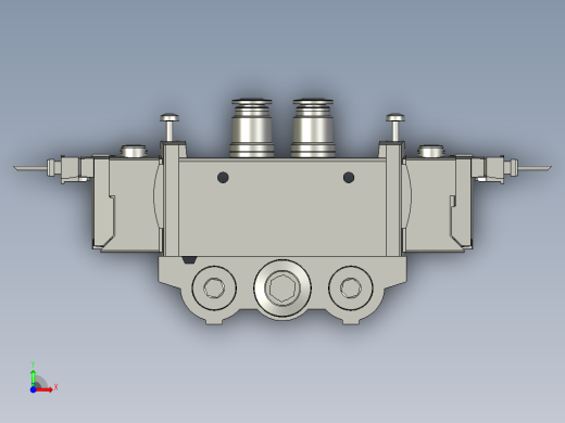 OP20-流线电磁阀组件6位FESTO前视缩略图