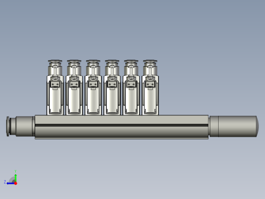 OP20-流线电磁阀组件6位FESTO右视缩略图