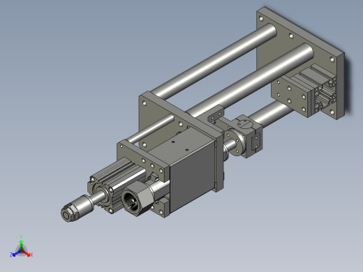 焊接机构正等轴测缩略图