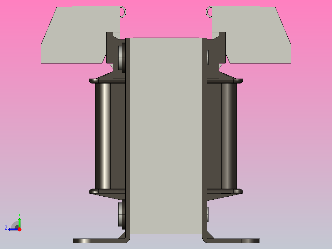 NDK-25控制变压器三维模型202403右视图