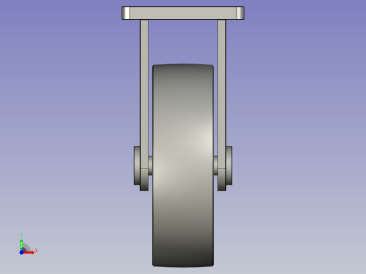 七系列重型固定轮S7-1058-938前视缩略图