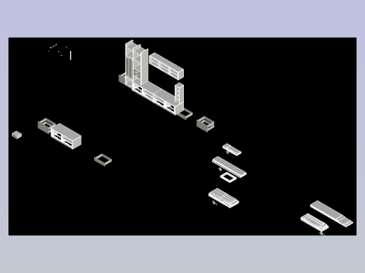 6.间厅柜和地柜（7套）