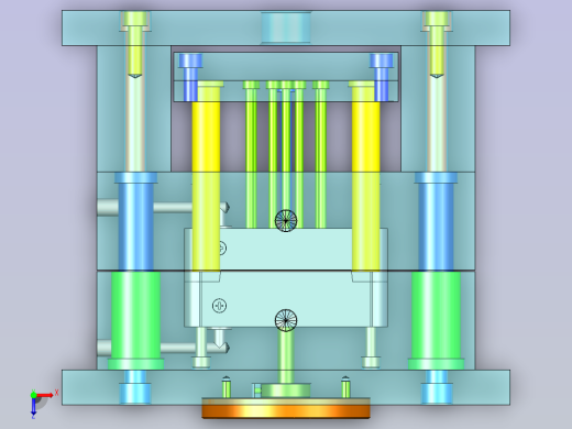 轴承端盖注塑成型工艺与模具设计 1470051==300俯视缩略图
