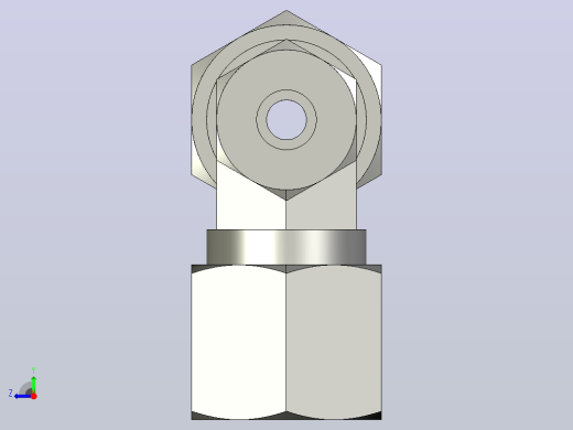 EO三通异径管TR10 10 06ZLCF.igs右视缩略图