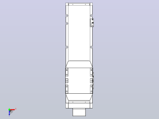 滚珠丝杠直线轴内置导轨TPA-GCR-170-2510C-L350-MP-M75-N3俯视缩略图