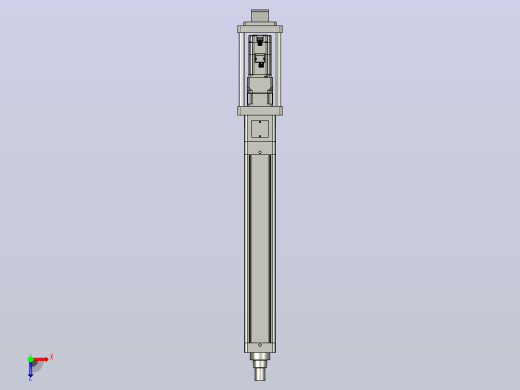 轻载电动缸TPA-ESR100-3210C-L500-M-CA-W-P75-JX-C3俯视缩略图