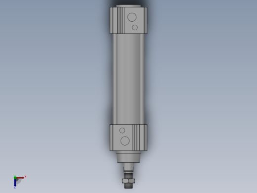 C96标准气缸系列[C96SB40-100]俯视缩略图
