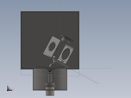 T型盒倾斜焊接工装前视缩略图