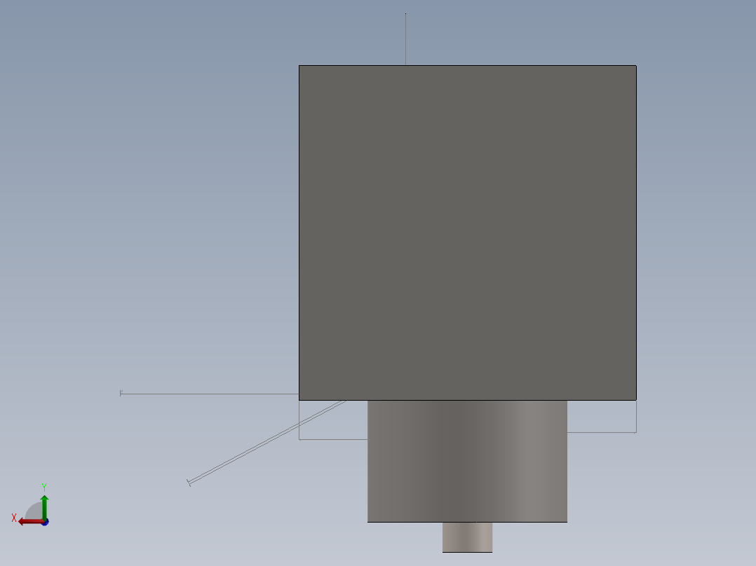 T型盒倾斜焊接工装后视图
