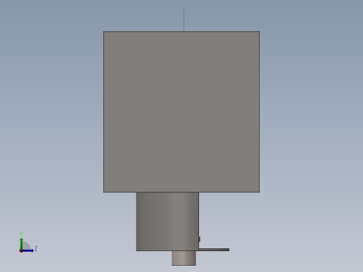 T型盒倾斜焊接工装左视缩略图