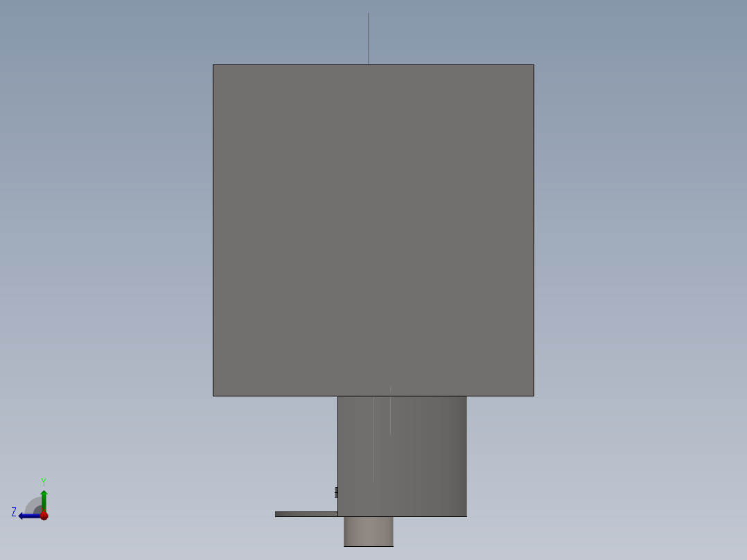 T型盒倾斜焊接工装右视图