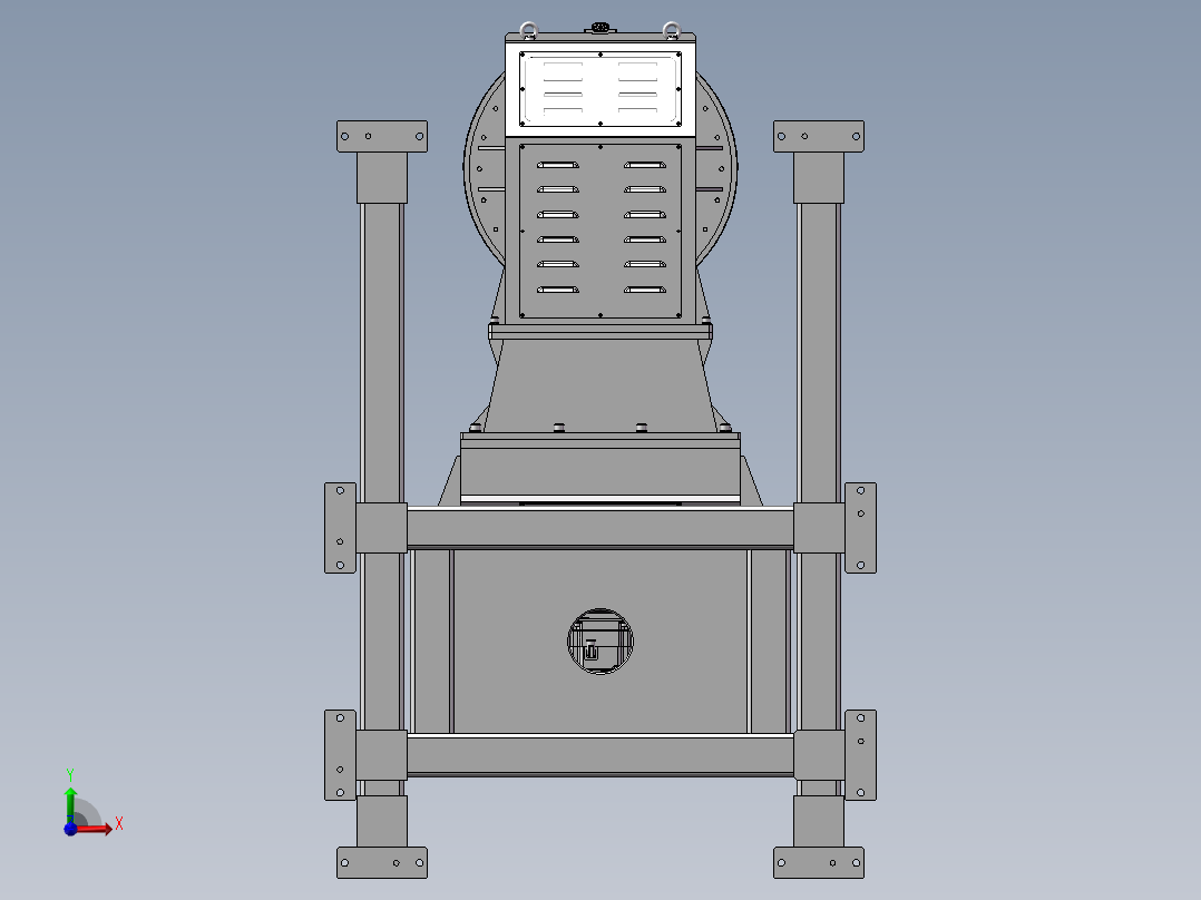 K3468-2T双轴变位机L型前视图