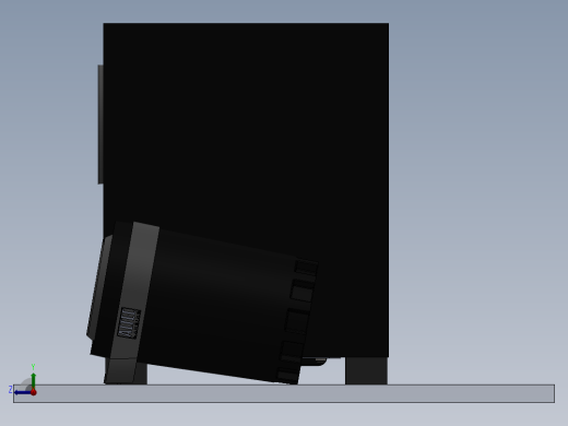 solidworks 奥特蓝星bxr1221音响右视缩略图