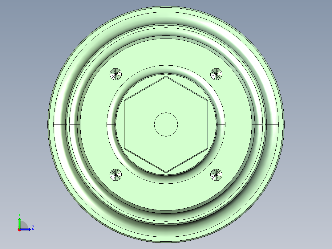 车铣复合转轴左视图