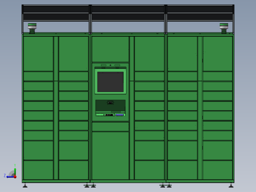 智能快递柜右视缩略图