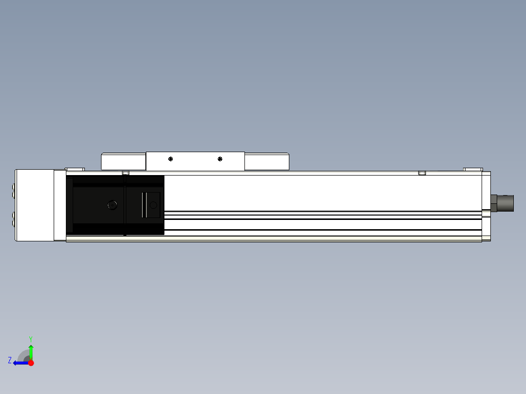 Toyo东佑达直线模组-ECH14-150-BL-200W右视图