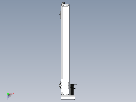Toyo东佑达直线模组-ECH12-900-BL-100W+煞車俯视缩略图