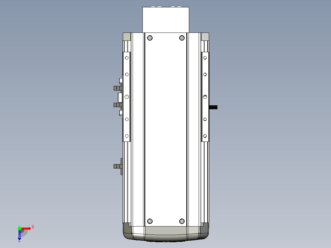 Toyo东佑达直线模组-ETH14-100-BM-400W+煞車俯视图