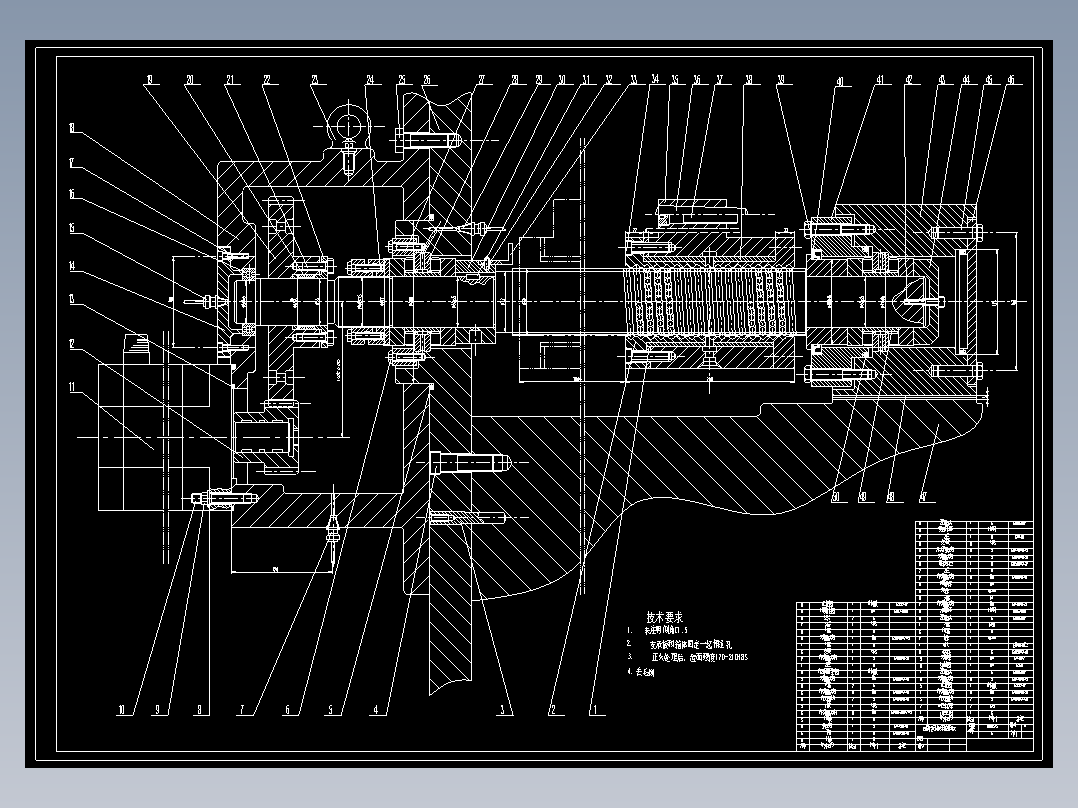 定梁数控龙门镗铣床溜板进给系统毕业设计全套