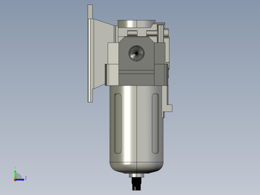 气动三联件左视缩略图