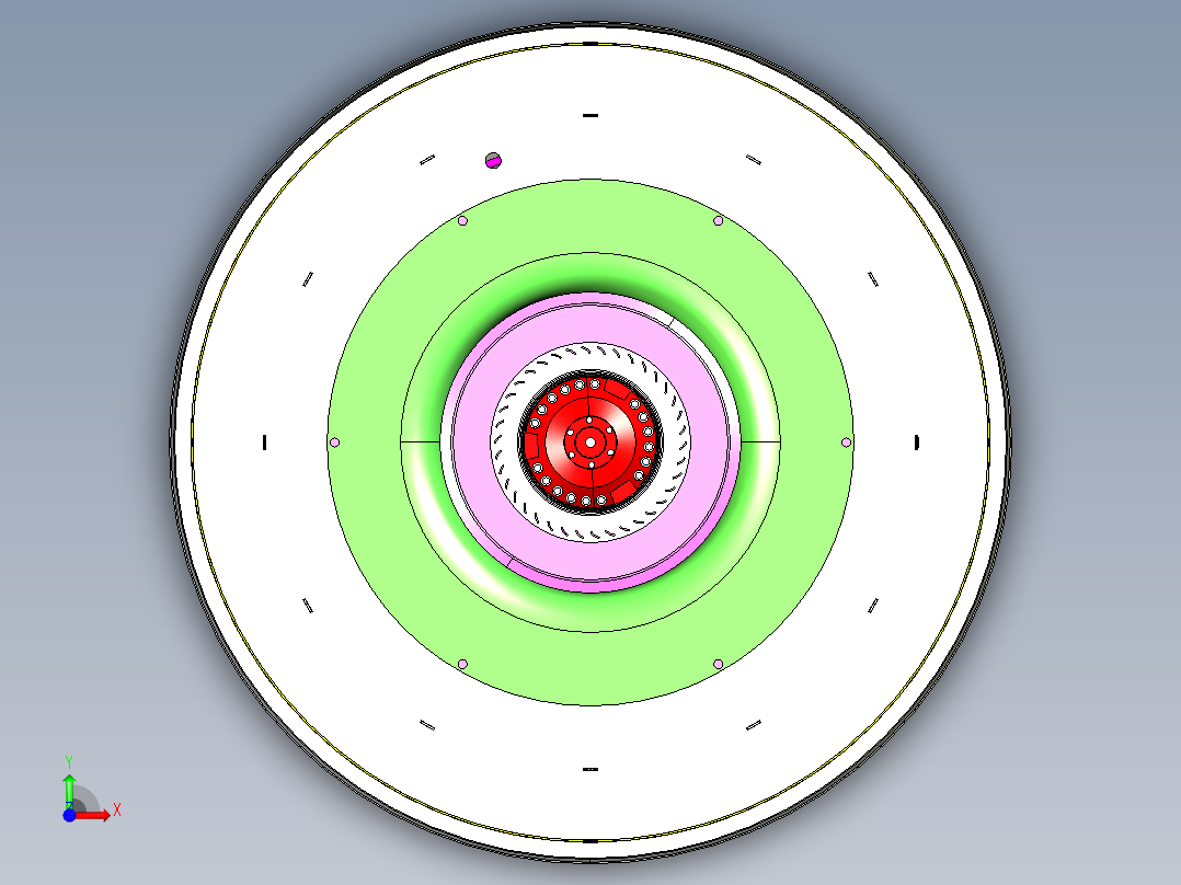 02型屋顶排风扇(1)前视图