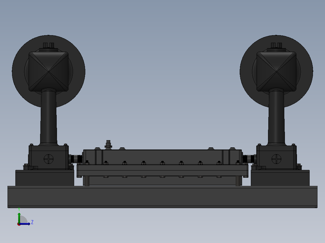防爆应急灯设计左视图