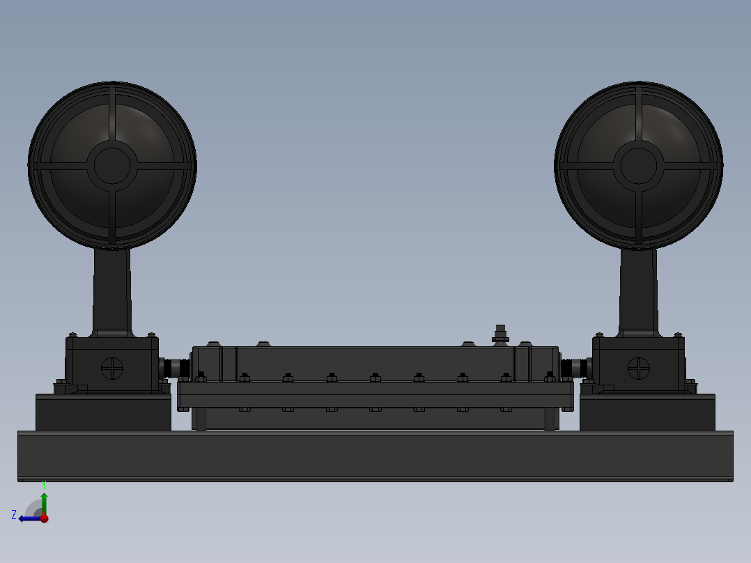 防爆应急灯设计右视图