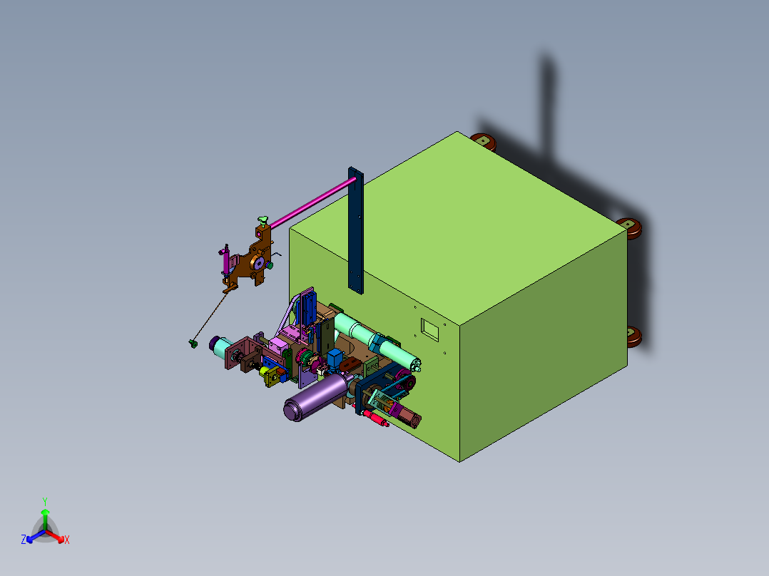 台式单轴粗线径绕线机