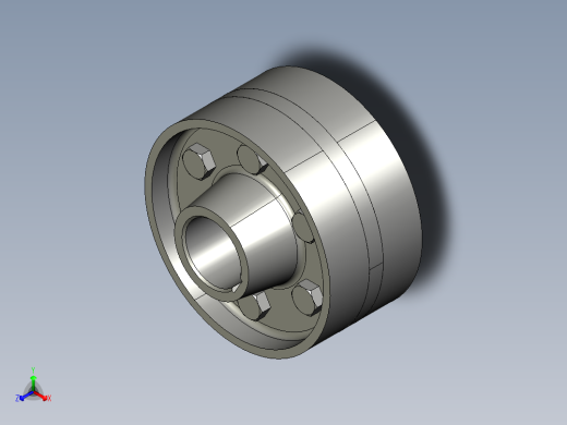 联轴器 (36)正等轴测缩略图