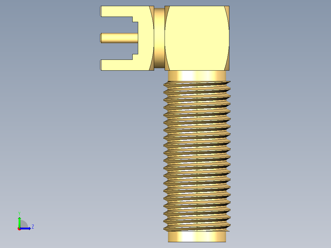 SMA接口20左视图