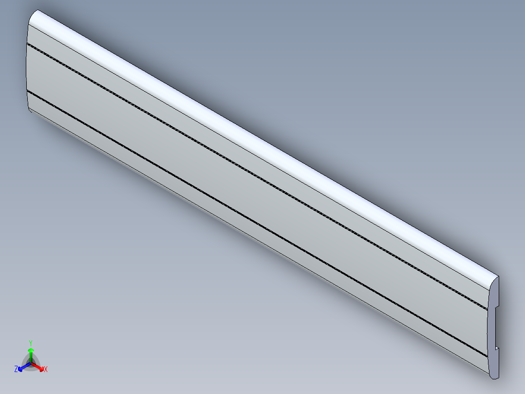 同步带滑台-半封闭B13H-L45-S300-LD-P40-D3正等轴测图