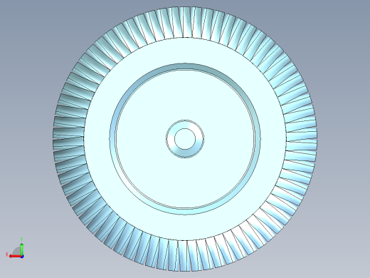 离心泵和燃气轮机旋转叶片---模型格式为 stp后视缩略图