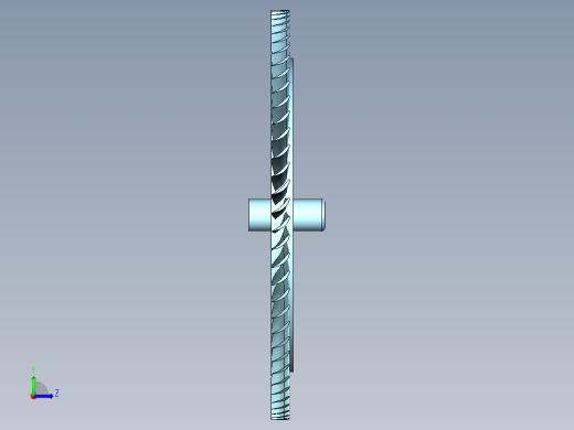 离心泵和燃气轮机旋转叶片---模型格式为 stp左视缩略图