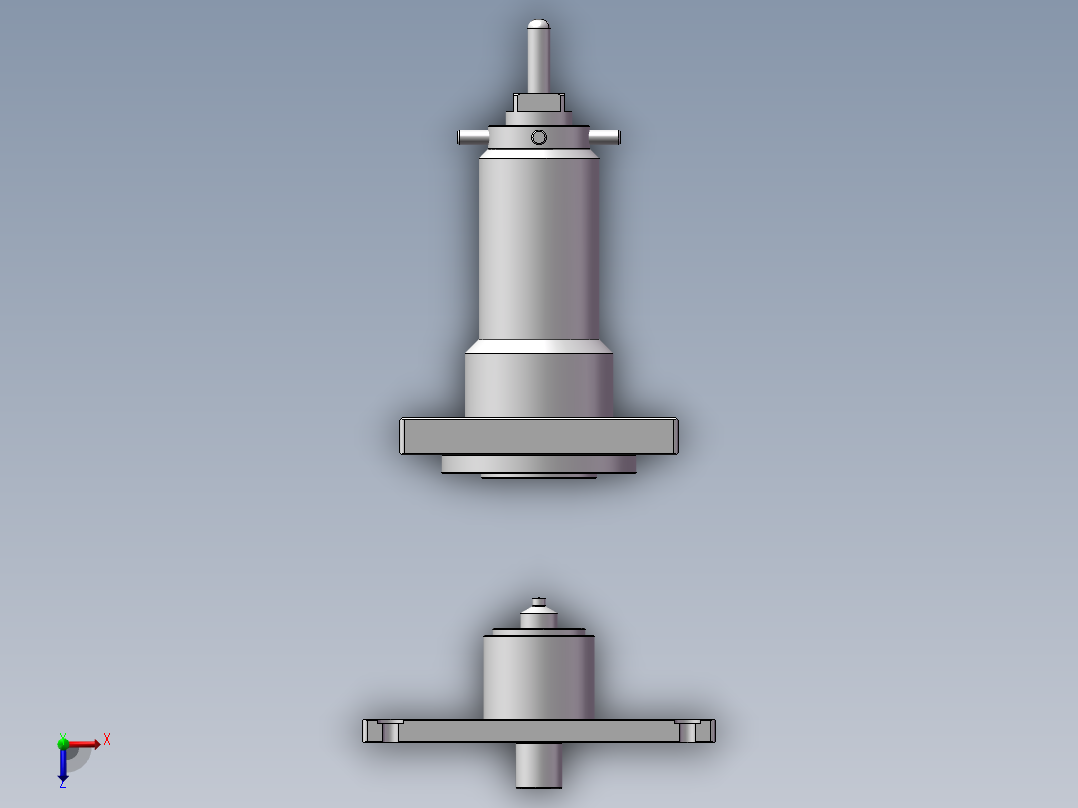 紧固件成型模具俯视图