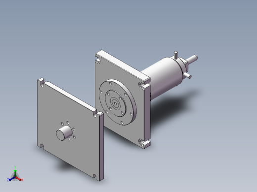 紧固件成型模具正等轴测缩略图