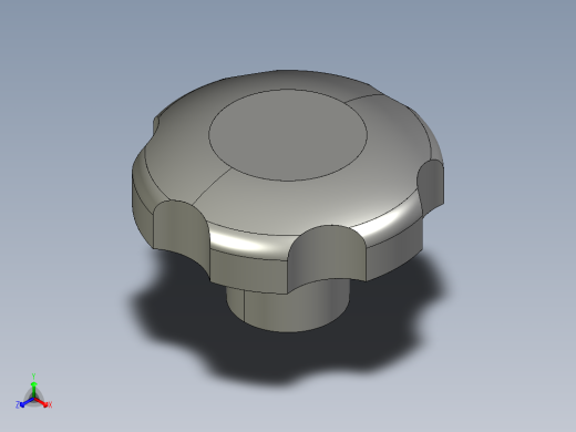 星型把手(不銹鋼)HK-SUS-3D多系列多零件图纸模型