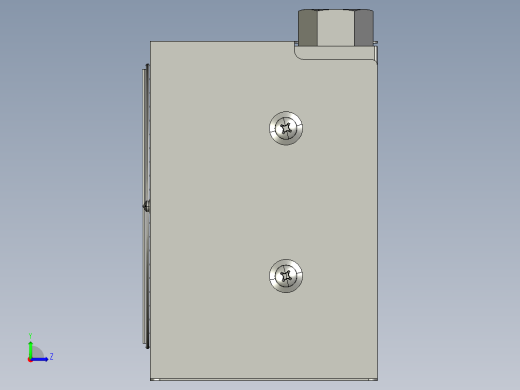 AH0608TL-DC-AC油冷散热器左视缩略图