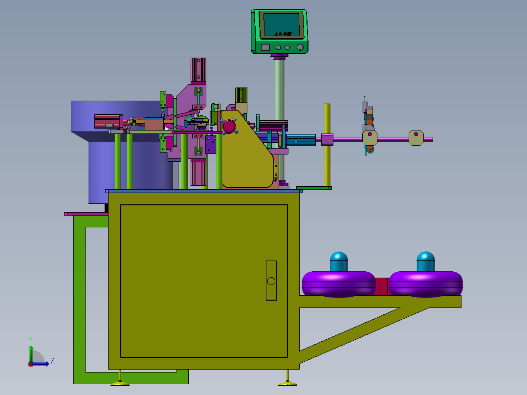 LDE装套管机左视图