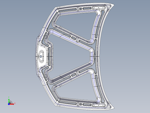 引擎盖加固--catia前视缩略图