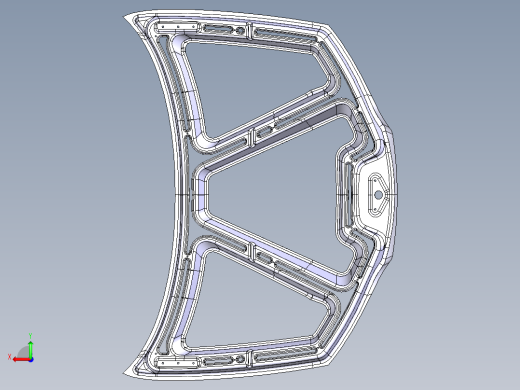 引擎盖加固--catia后视缩略图