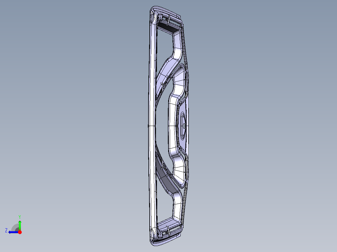 引擎盖加固--catia右视图