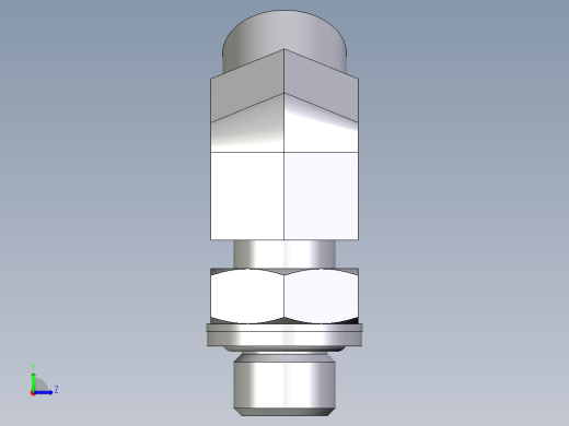 卡套式工业通用硬管接头EO_Adjustable_locknut_45_deg_elbow_VEE10LROMDCF左视缩略图