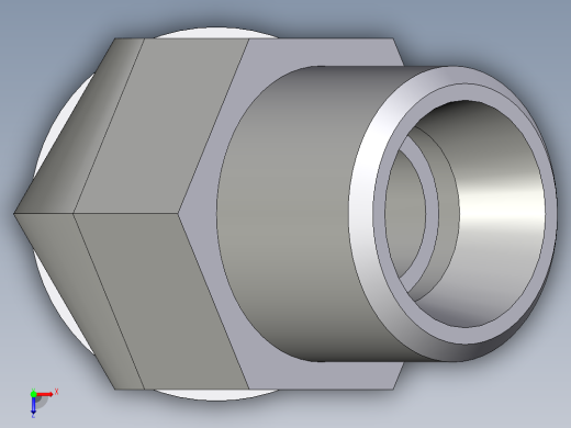 卡套式工业通用硬管接头EO_Adjustable_locknut_45_deg_elbow_VEE10LROMDCF俯视缩略图