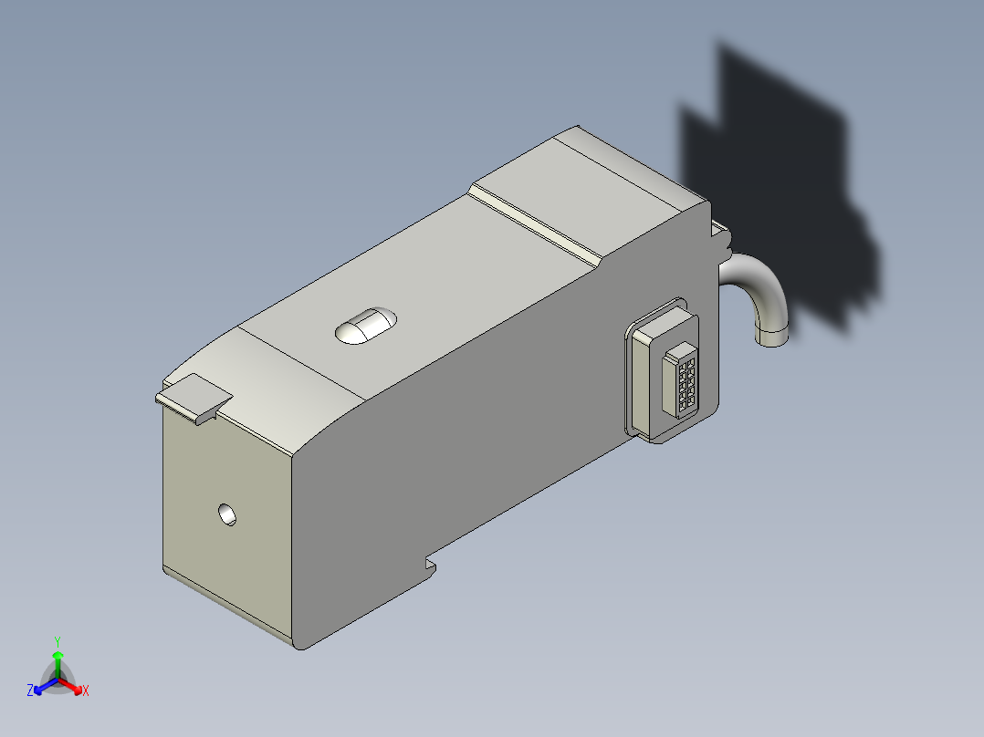 基恩士LV-22(A)_AP_kc图纸模型主视图