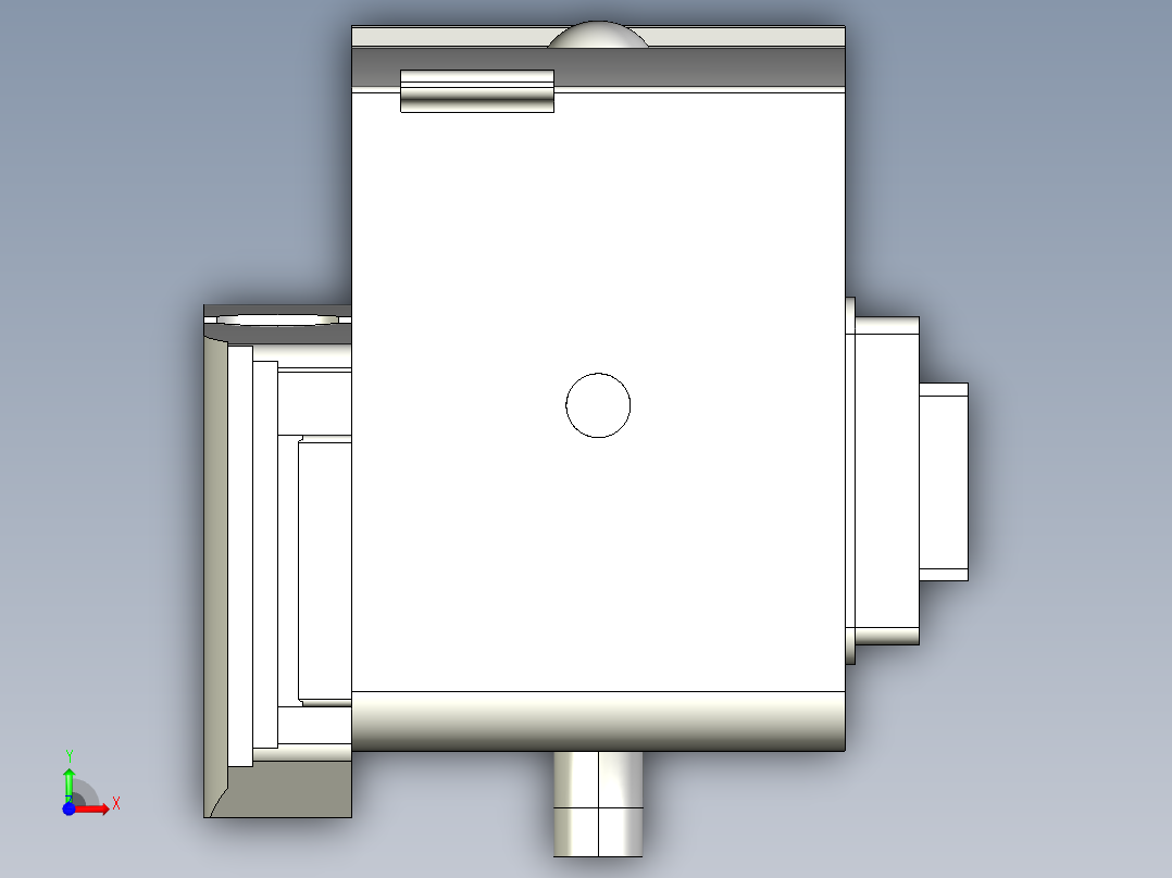 基恩士LV-22(A)_AP_kc图纸模型前视图