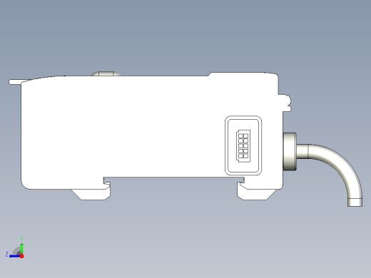 基恩士LV-22(A)_AP_kc图纸模型右视缩略图